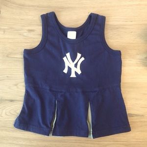 NY Yankees Cheerleader Dress Jumper Size 12 Months